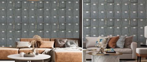 Celandine Enclave Illustrative Wallpaper — desktop room preview 3