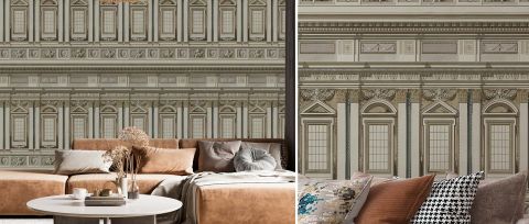 Elowen Folio Architectural Wallpaper — desktop room preview 3