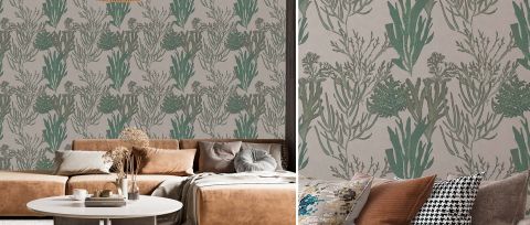 Fenwick Prelude Marine Wallpaper — desktop room preview 3