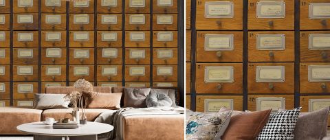 Fenwick Tapestry Illustrative Wallpaper — desktop room preview 3