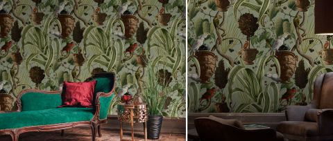 Gildmere Atelier Animal Wallpaper — Sage — desktop artwork view 3