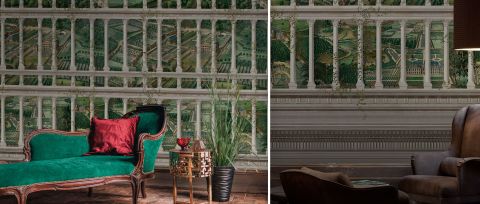 Gildmere Journey Architectural Wallpaper — desktop room preview 3