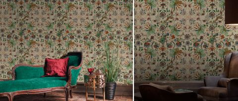 Halewood Atelier Animal Wallpaper — desktop room preview 3