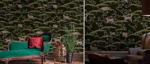 Halewood Echo Animal Wallpaper — desktop room preview 3