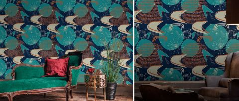Halewood Keepsake Celestial Wallpaper — desktop room preview 3