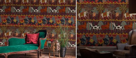 Iverley Atelier Animal Wallpaper — desktop room preview 3