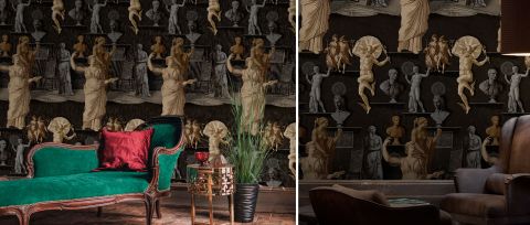 Iverley Echo Architectural Wallpaper — desktop room preview 3
