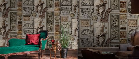 Iverley Tapestry Illustrative Wallpaper — desktop room preview 3