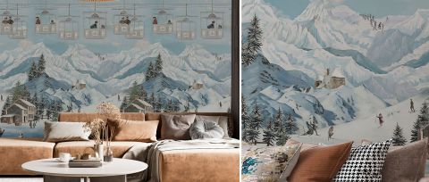 Kestrel Passage Scenic Wallpaper — desktop room preview 3