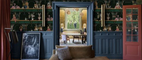 Larkspur Prelude Illustrative Wallpaper — desktop room preview 3