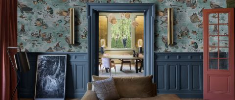 Merevale Atelier Marine Wallpaper — desktop room preview 3