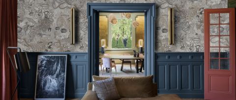 Merevale Keepsake Marine Wallpaper — desktop room preview 3