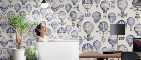 Norwyn Echo Celestial Wallpaper — desktop room preview 3