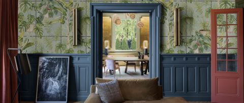 Norwyn Reverie Tropical Wallpaper — desktop room preview 3