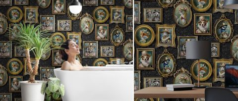 Orlena Prelude Illustrative Wallpaper — desktop room preview 3