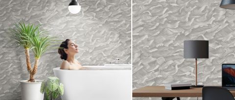 Peverly Journey Surface Effect Wallpaper — desktop room preview 3