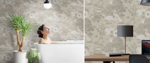 Quenora Passage Scenic Wallpaper — desktop room preview 3