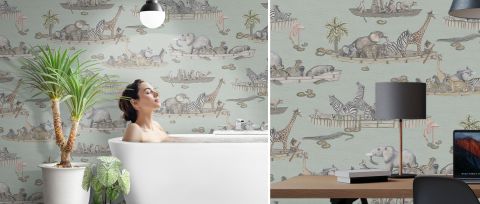 Quenora Reverie Animal Wallpaper — desktop room preview 3