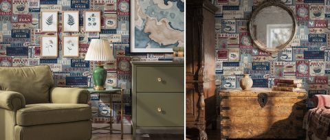 Roskell Journey Illustrative Wallpaper — desktop room preview 3