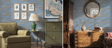 Solenne Keepsake Celestial Wallpaper — desktop room preview 3