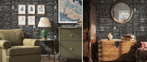 Solenne Story Illustrative Wallpaper — desktop room preview 3