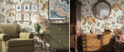 Thistlemere Haven Carnival Wallpaper — desktop room preview 3