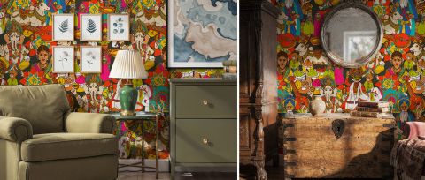Thistlemere Serenade Narrative Art Wallpaper — desktop room preview 3