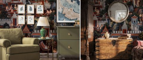 Umbervale Tableau Narrative Art Wallpaper — desktop room preview 3