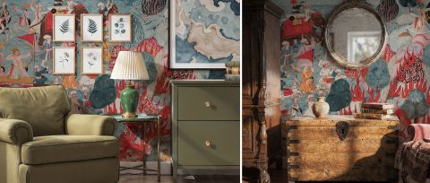 Virelle Atelier Narrative Art Wallpaper — desktop room preview 3