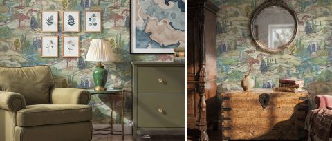 Virelle Folio Scenic Wallpaper — desktop room preview 3