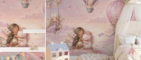 Virelle Prelude Fantasy Kids Wallpaper — desktop room preview 3
