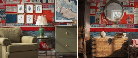 Virelle Solace Narrative Art Wallpaper — desktop room preview 3