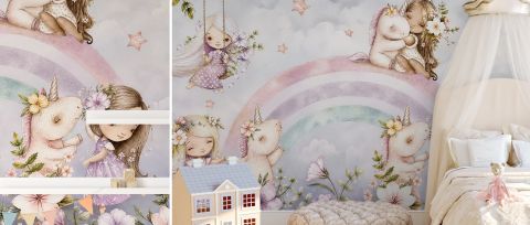 Wrenley Journey Fantasy Kids Wallpaper — desktop room preview 3