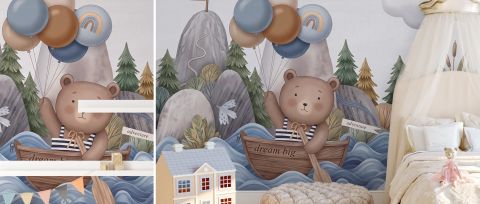 Wrenley Muse Sky Adventure Wallpaper — desktop room preview 3