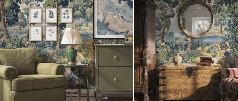 Yarrowmere Prelude Scenic Wallpaper — desktop room preview 3