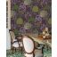 Plum — Solenne Gleam Woodland Wallpaper — Plum colour swatch