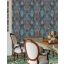 Indigo — Solenne Solace Ornamental Wallpaper — Indigo colour swatch