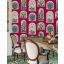 Fuchsia — Thistlemere Echo Tropical Wallpaper — Fuchsia colour swatch