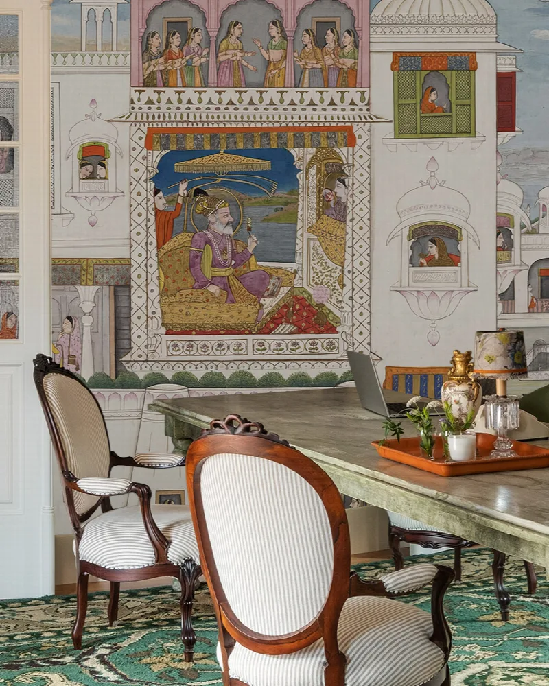 Virelle Tapestry Narrative Art Wallpaper