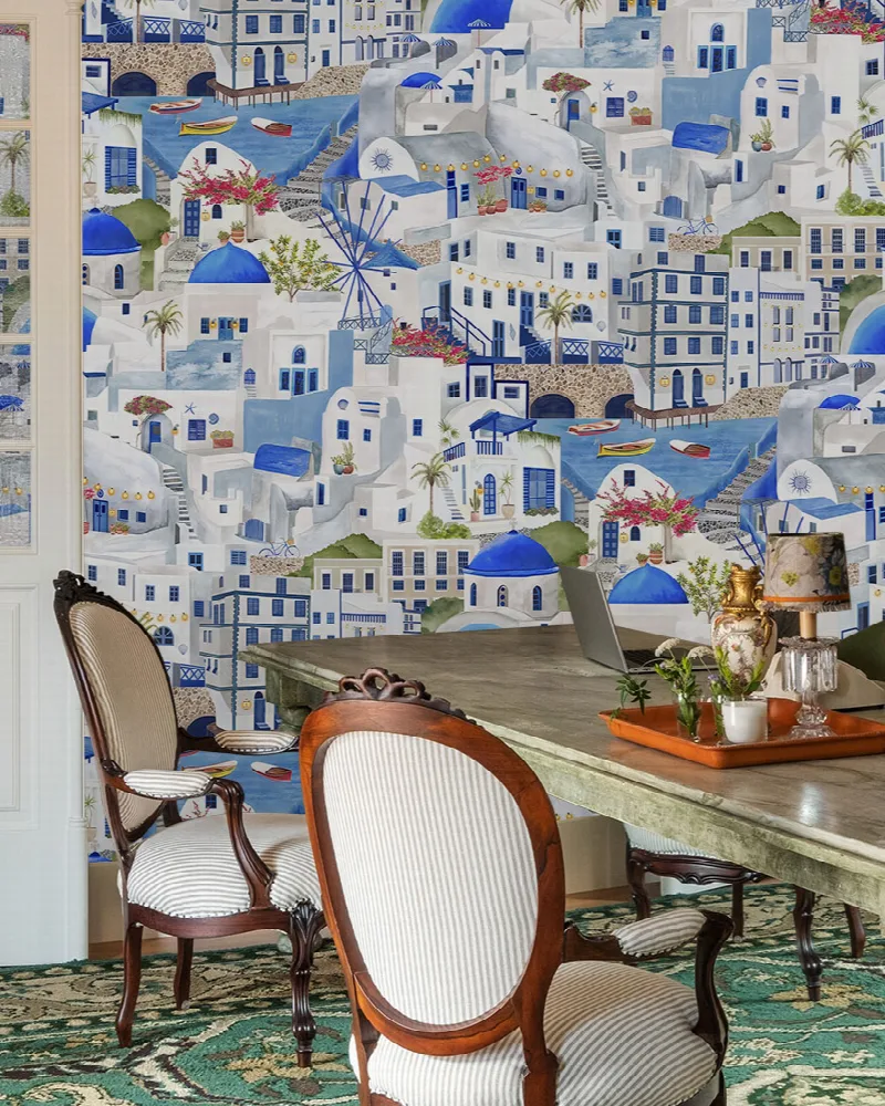 Norwyn Passage Mediterranean Wallpaper