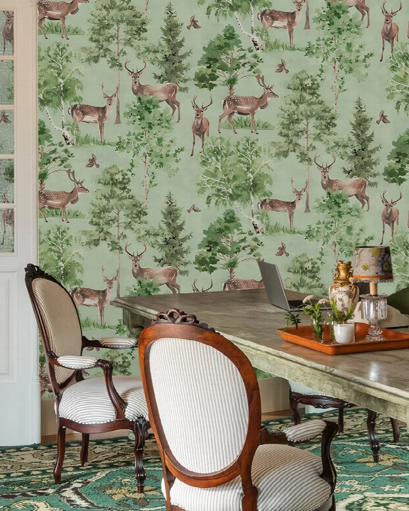 Solenne Rhapsody Woodland Wallpaper