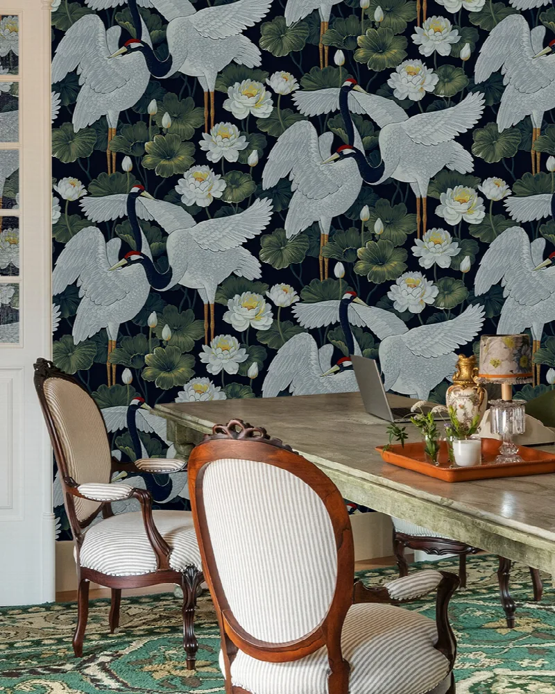 Umbervale Serenade Bird Wallpaper