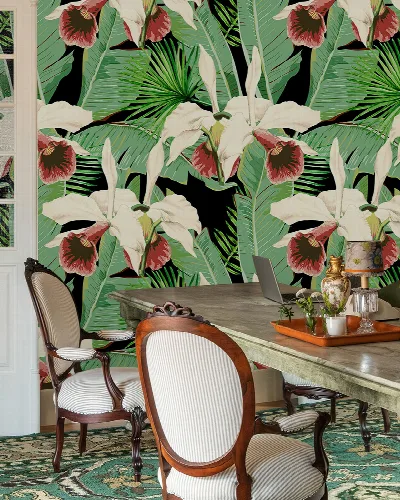 Gildmere Vista Botanical Wallpaper