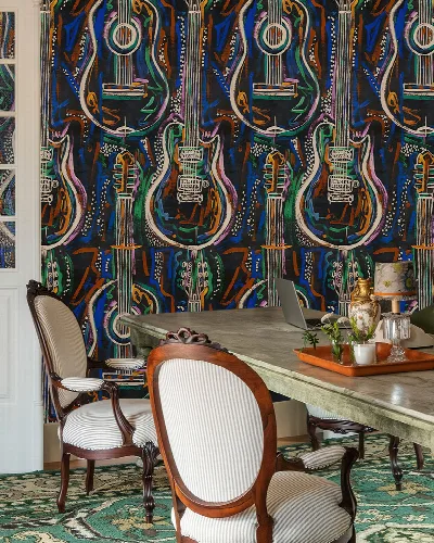 Iverley Chronicle Geometric Wallpaper
