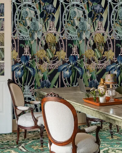 Gildmere Chronicle Marine Wallpaper — Indigo