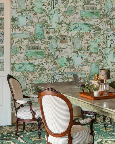 Merevale Reverie Tropical Wallpaper