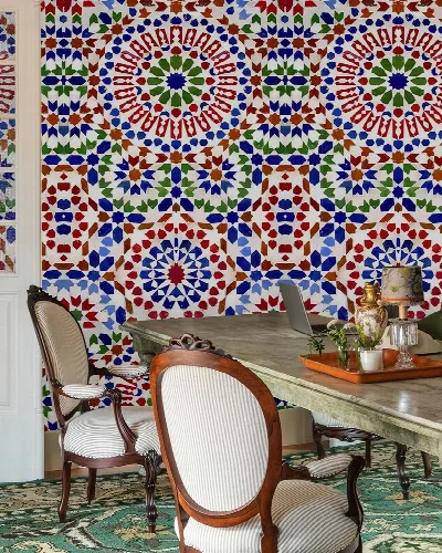 Fenwick Echo Tile Effect Wallpaper