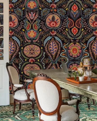Junora Passage Ornamental Wallpaper