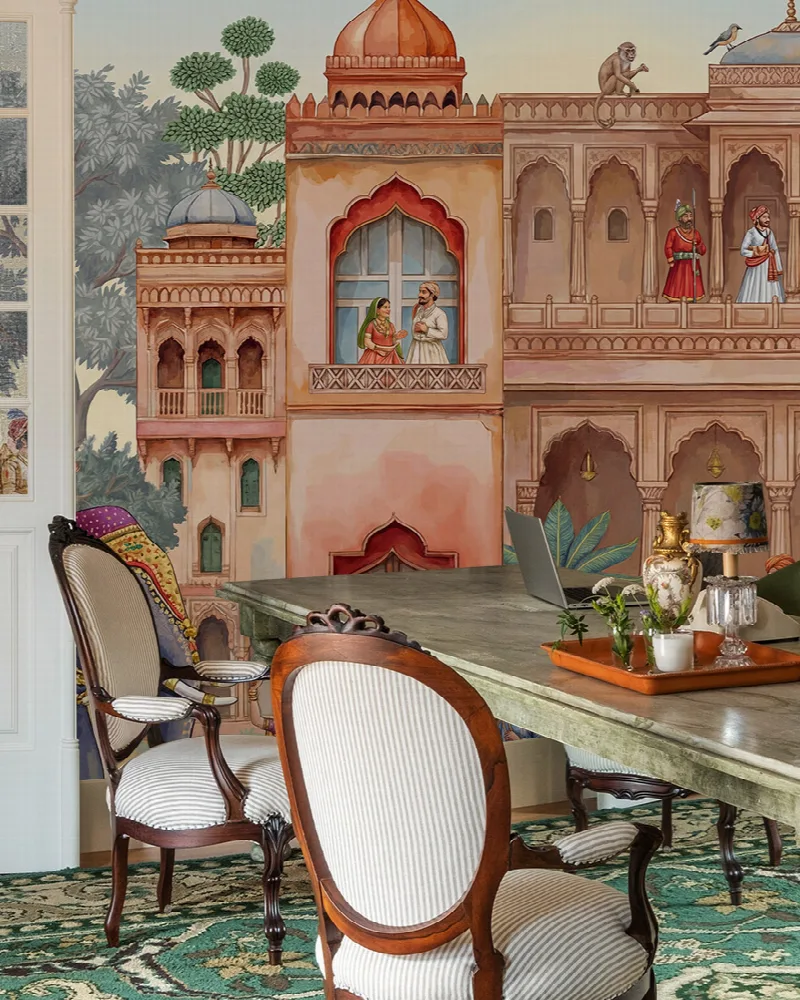Thistlemere Enclave Indian Garden Wallpaper