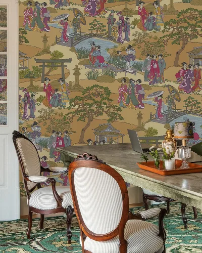 Norwyn Rhapsody Architectural Wallpaper — Pastel
